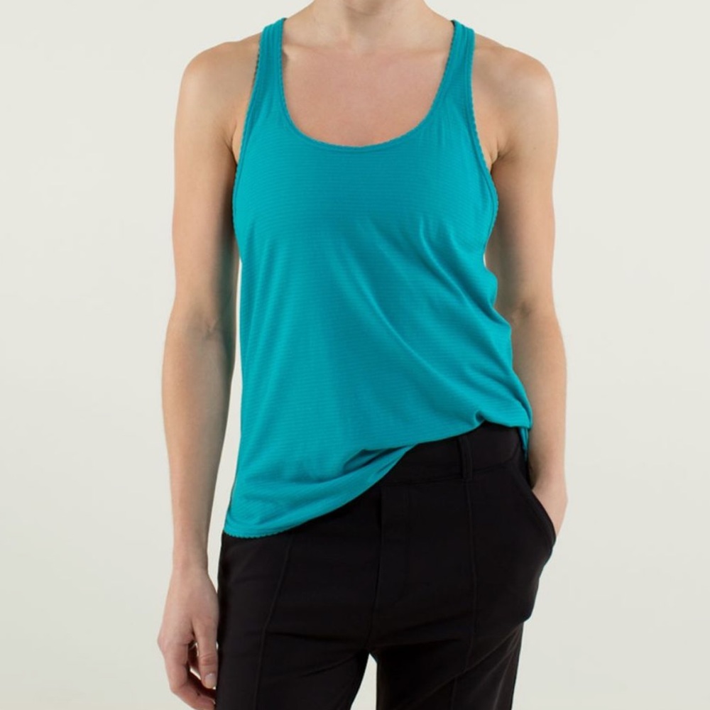 lululemon athletica Teal Tank Top